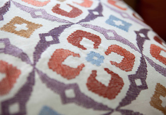 Un salón... ¿naranja?