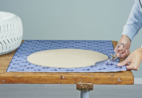 Construye un asiento con un neumático