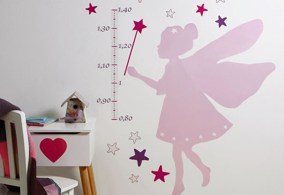 Decora la pared del dormitorio de los niños