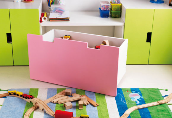 Ideas para decorar habitaciones infantiles y juveniles 9 Guardar los juguetes