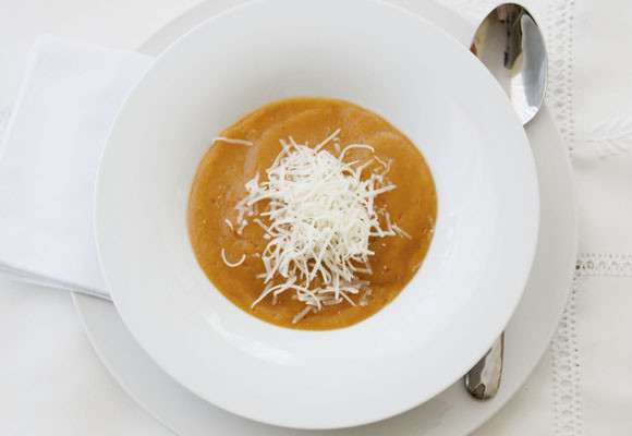 Crema especiada de calabaza