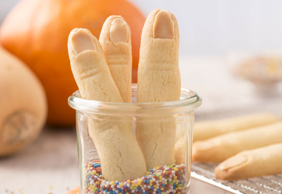 Galletas de dedos para desayunar en halloween 7 Galletas de dedos para desayunar en halloween