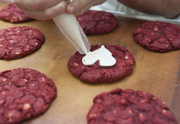 Imagen Cookies red velvet para San Valen