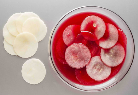 Un ramo de flores realizado con manzanas 9 Un ramo de flores realizado con manzanas
