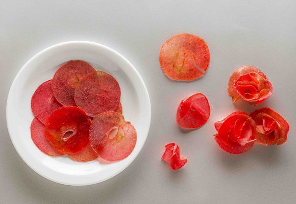 Un ramo de flores realizado con manzanas 13 Un ramo de flores realizado con manzanas