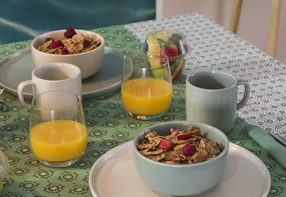 Una fotografía mural junto al comedor 8 Una fotografía mural junto al comedor