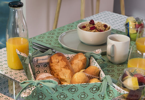 Una fotografía mural junto al comedor 10 Una fotografía mural junto al comedor