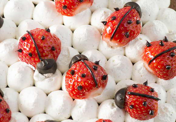 Tarta de mariquitas de fresa 7 Tarta de mariquitas de fresa