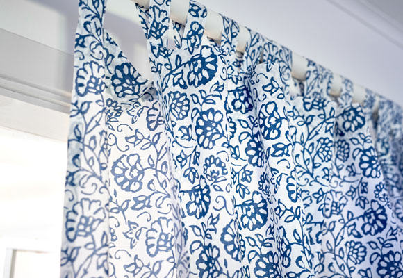 Una idea para las cortinas del salón