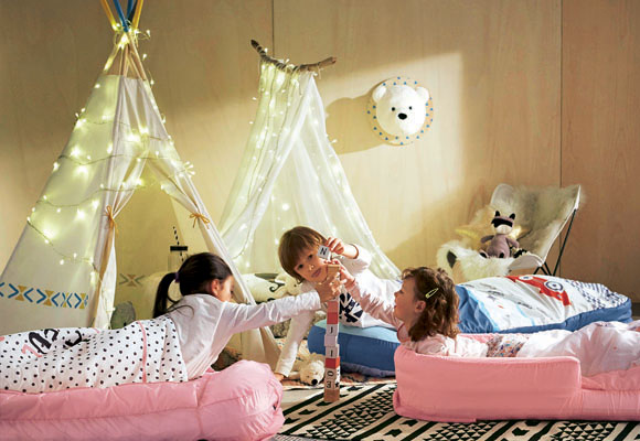 Tipis para decorar la habitación de los niños