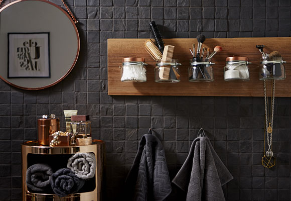 Un organizador para el baño