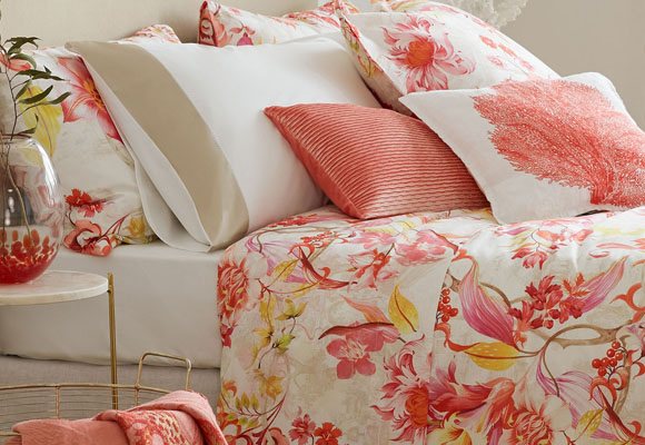 Flores de primavera para vestir la cama