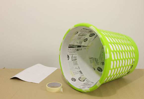 DIY: Decora un cubo de plástico con pintura