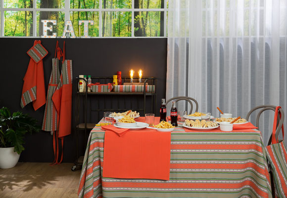 Mesas vestidas de otoño, por La Mallorquina